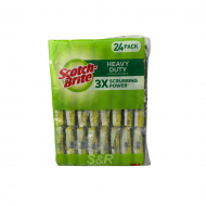 Scotch-Brite Heavy Duty Scrub Sponges 24 pieces 